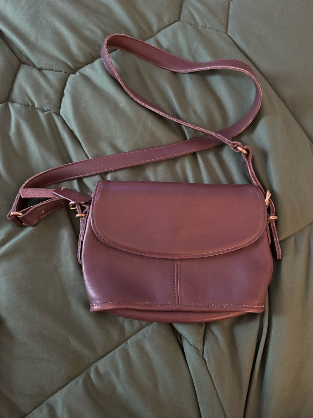 Coach Brown Leather Crossbody Bag